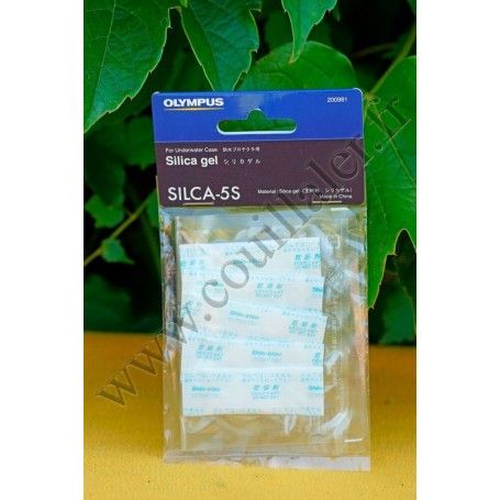 5 Sachets de gel dessicant Olympus Silca-5S - Caisson étanche, Protection humidité Appareil-photo, objectif - Olympus Silca-5S