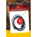 Audio Cable Pearstone MMSA-106B - Minijack 3.5mm TRS - 6ft - Microphone extension male-male - Pearstone MMSA-106B