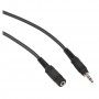 Audio Cable Pearstone MMSB-103B - Minijack 3.5mm TRS - 3ft - Microphone extension male-female - Pearstone MMSB-103B