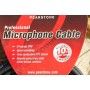 Pearstone PM-10R - Angled XLR Audio Cable Male-Female 3-Pin - 3m - Pearstone PM-10R