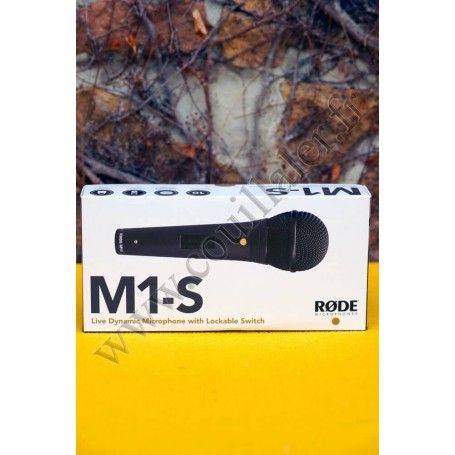 Microphone Rode M1-S - Micro Main XLR - Avec Interrupteur - Rode M1-S