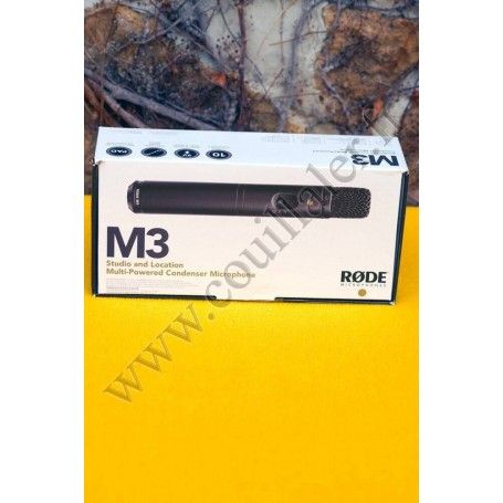 Handled Microphone Rode M3 - XLR Mic - High Pass Filter, Attenuator - Rode M3