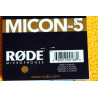 Adaptateur Rode Micon-5 - Micon XLR 3 broches mâle - HS1, HS2, PinMic, Lavalier - Rode Micon-5