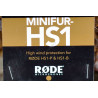 Bonnette anti-vent Rode MiniFur-HS1 - Fourrure synthétique pour microphone HS-1 - Rode MiniFur-HS1