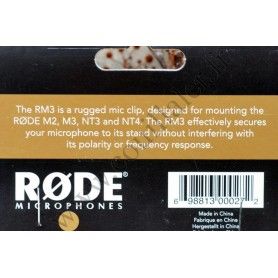 Support Microphone Rode RM3 - Pince Micro M2 M3 NT3 NT4 - Rode RM3