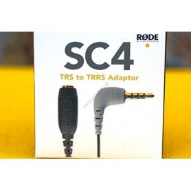 Adaptor cable Rode SC4 - MiniJack 3.5mm TRS female to TRRS male - Microphone smartphone - Rode SC4