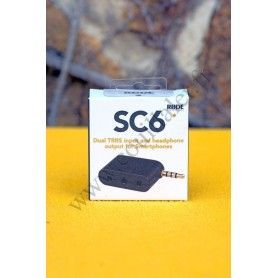 Adaptor Rode SC6 - Two microphone inputs Minijack TRRS smartphone, iPhone - Rode SC6