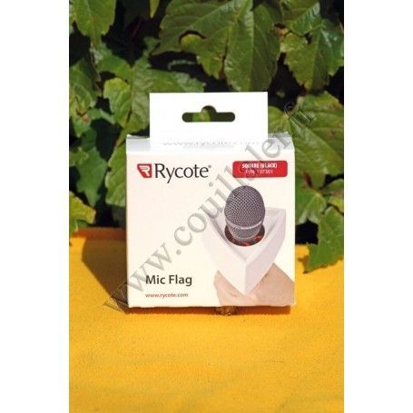 Mic Flag Rycote 107301 - Ads Support for handled microphone - Square 4 faces - Black - Rycote 107301