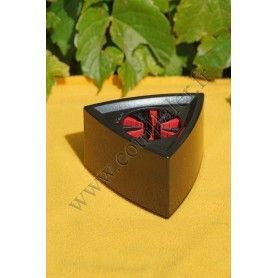 Mic Flag Rycote 107302 - Ads Support for handled microphone - triangular 3 faces - Black - Rycote 107302