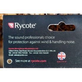 Mic Flag Rycote 107302 - Ads Support for handled microphone - triangular 3 faces - Black - Rycote 107302