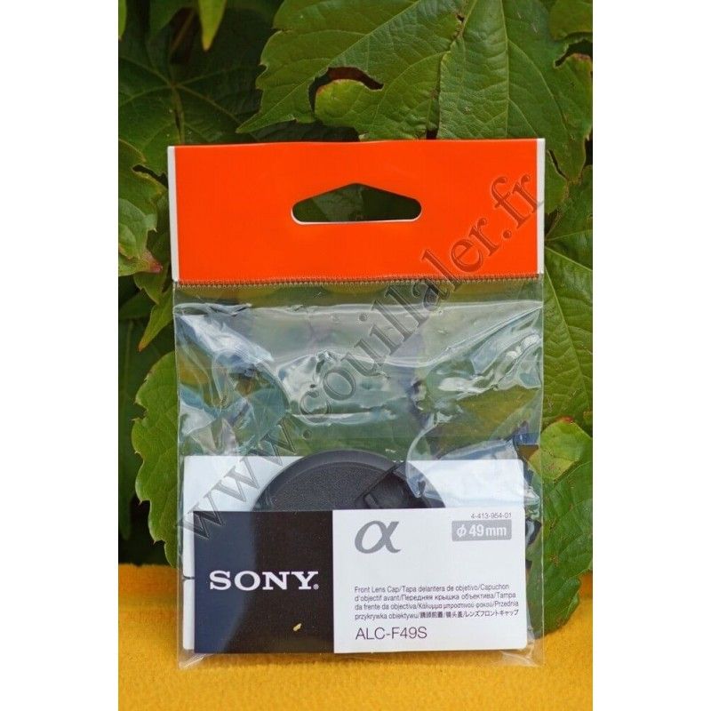 Cache objectif avant Sony ALC-F49S - Capuchon Objectif 49mm - Sony ALC-F49S Cache objectif avant Sony ALC-F49S - Capuchon Objectif 49mm - Sony ALC-F49S