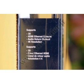 Câble Micro HDMI Sony DLC-HEU30 - Adaptateur HDMI Ethernet - 3m - Sony DLC-HEU30
