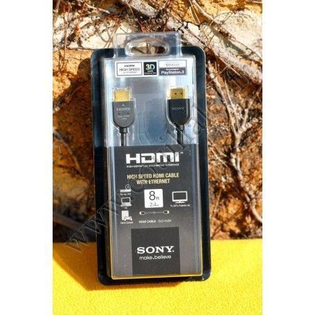 Câble HDMI vers HDMI Sony DLC-HJ24 - Ethernet - 2.4m - Sony DLC-HJ24