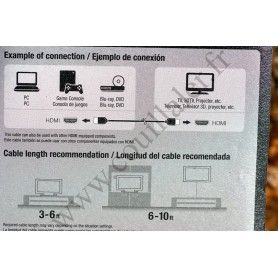 Câble HDMI vers HDMI Sony DLC-HJ24 - Ethernet - 2.4m - Sony DLC-HJ24