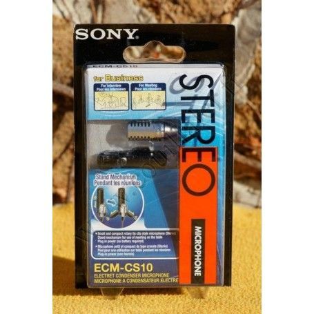 Microphone Sony ECM-CS10 - Tie Lavalier or on tripod - Sony ECM-CS10