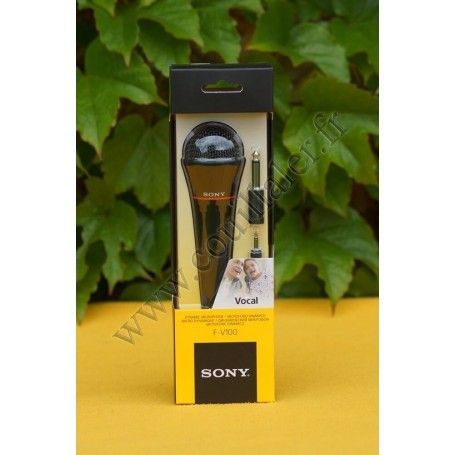 Microphone à main Sony F-V100 - Reportage, chant, Karaoké, - Sony F-V100