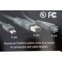 Câble Firewire i.Link Pearstone FW-4406 - 400Mo 4-4 - 4 broches 4 broches - 4-pin 4-pin - Pearstone FW-4406