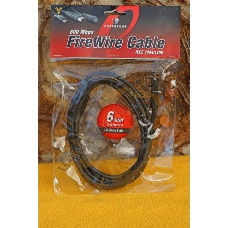 Firewire Cable Pearstone FW-4606 - 400Mb - 4-6 - 4-pin 6-pin - Pearstone FW-4606