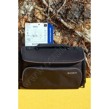 Carrying Sony LCS-U30 Camcorder Case - DSLR Camera with Lens, Storage, Pockets, Compartments - Sony LCS-U30