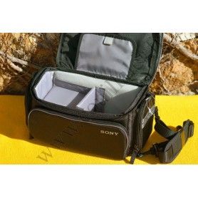 Sacoche Sony LCS-U30 - Caméscope, Appareil-photo DSLR avec Objectif, rangements, poches, compartiments - Sony LCS-U30