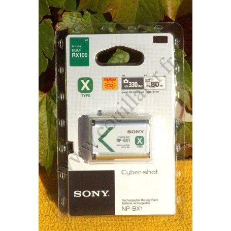Batterie Sony NP-BX1 pour DSC-RX100, DSC-RX1 - Série X - Sony NP-BX1