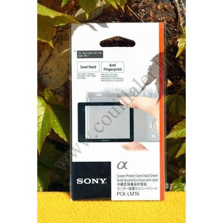 Protection écran LCD Sony PCK-LM16 - ILCE-7, ILCE-7S, ILCE-7R - Sony PCK-LM16