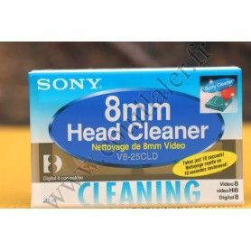 Cassette de nettoyage Hi8 Sony V8-25CLD - 8mm - Caméscope Digital8 Video8 - Sony V8-25CLD