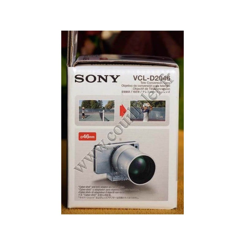 Téléconvertisseur Sony VCL-D2046 - convertisseur 46mm - Zoom 2x - Sony VCL-D2046