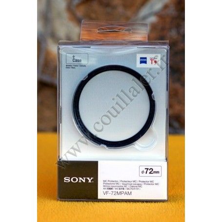 Protection filter Sony VF-72MPAM - 72mm - Multi-coat transparent glass filter - Sony VF-72MPAM