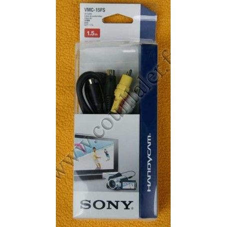 Câble multifonction Sony VMC-15FS - AV / RCA / S-Video - 1.5m - Sony VMC-15FS