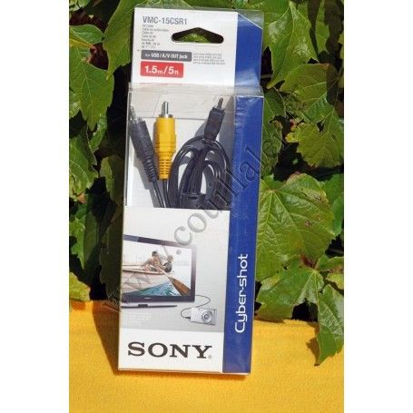 A/V - USB cable Sony VMC-15CSR1 for digital camera on your TV screens - Sony VMC-15CSR1
