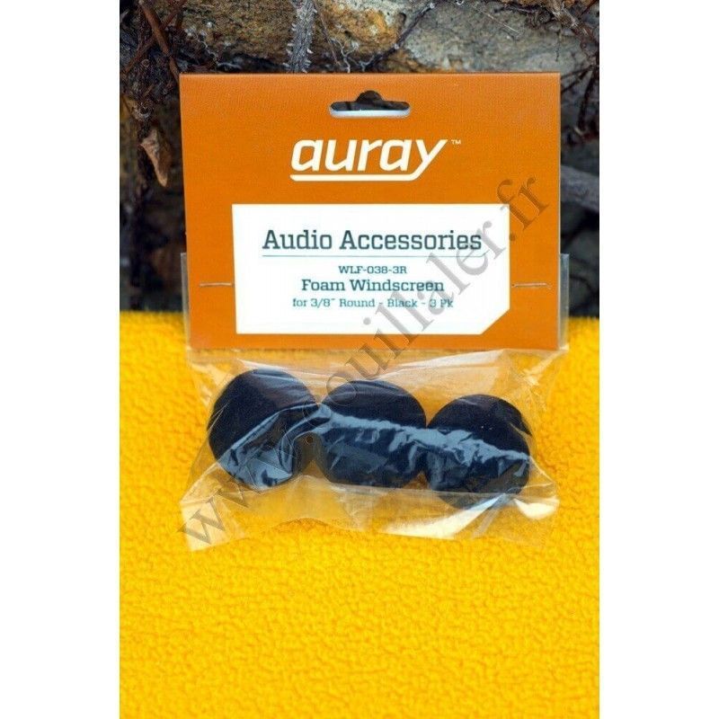 Kit Bonnettes Microphone Auray WLF-038-3R pour Sony ECM-166BMP - Auray WLF-038-3R Kit Bonnettes Microphone Auray WLF-038-3R pour Sony ECM-166BMP - Auray WLF-038-3R