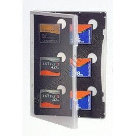 Memory Card storage Box Gepe Card Safe Store CF 3021 - 6 CF Compact Flash - Gepe Card Safe Store CF 3021