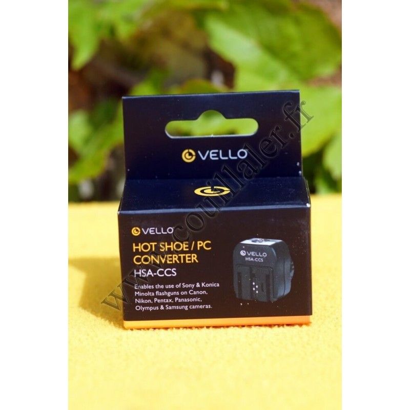 Adaptor for Flash Vello HSA-CCS - Standard to Sony/Minolta - Vello HSA-CCS Adaptor for Flash Vello HSA-CCS - Standard to Sony/Minolta - Vello HSA-CCS
