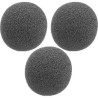 Microphone Foam Windshield Kit Auray WLF-038-3R for Sony ECM-166BMP - Auray WLF-038-3R