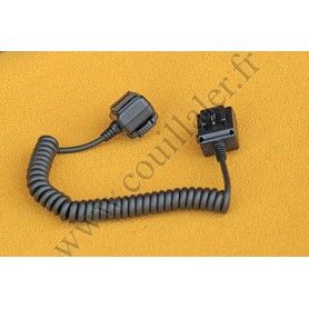Vello OCS-S3 Off-Camera TTL Flash Cord for Sony/Minolta accessory shoes (3` - 1m) - Vello OCS-S3