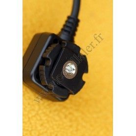 Vello OCS-S3 Off-Camera TTL Flash Cord for Sony/Minolta accessory shoes (3` - 1m) - Vello OCS-S3
