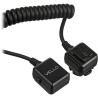 Vello OCS-S3 Off-Camera TTL Flash Cord for Sony/Minolta accessory shoes (3` - 1m) - Vello OCS-S3