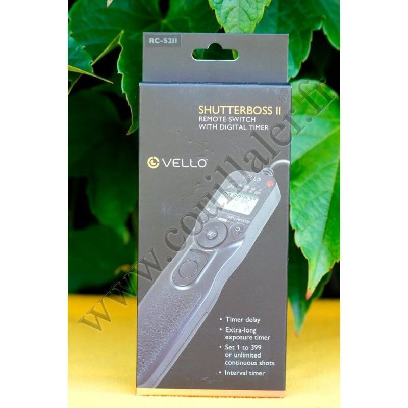 Remote Vello RC-S2II - Intervalometer for Sony Multi-Terminal - Camcorder Handycam, Alpha DSLR, Nex, Cyber-shot - Vello RC-S2II Remote Vello RC-S2II - Intervalometer for Sony Multi-Terminal - Camcorder Handycam, Alpha DSLR, Nex, Cyber-shot - Vello RC-S2II
