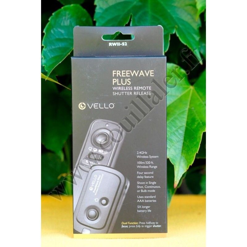 Photo Remote Vello RWII-S2 - Wireless trigger for Sony Multi-Terminal - Vello RWII-S2 Photo Remote Vello RWII-S2 - Wireless trigger for Sony Multi-Terminal - Vello RWII-S2