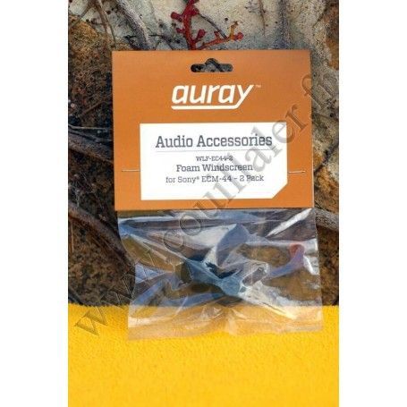 Kit Bonnettes Microphone Auray WLF-EC44-2 pour Sony ECM-44BMP - Auray WLF-EC44-2