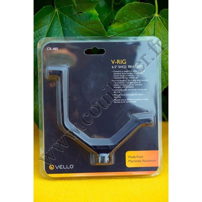 Triple V-Rig Support Vello CB-485 - Camera Flash, Microphone, Wireless kit - Vello CB-485 Triple V-Rig Support Vello CB-485 - Camera Flash, Microphone, Wireless kit - Vello CB-485