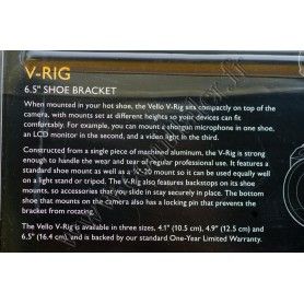 Triple V-Rig Support Vello CB-485 - Camera Flash, Microphone, Wireless kit - Vello CB-485