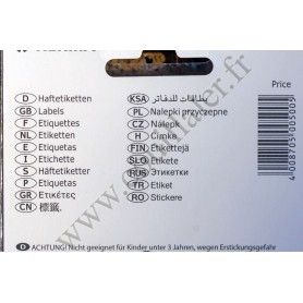 Herma 32 étiquettes 20x25mm 5546 - Herma 32 étiquettes 20x25mm 5546