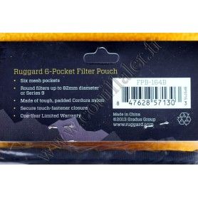 Trousse pour Filtres Photo Ruggard FPB-164B - 6 Filtres 82mm - Ruggard FPB-164B