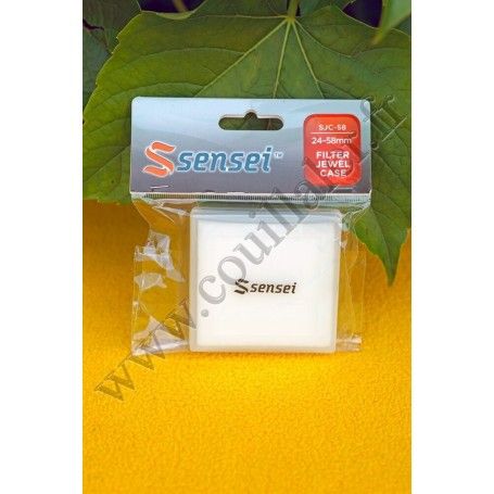 Boîte rangement filtres photo Sensei SJC-58 - Etui Protection 58mm - Sensei SJC-58