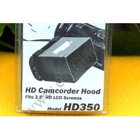 LCD Screen Lens Hood Hoodman HD-350 - 3.5 inch Camcorder - Hoodman HD-350
