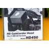 Pare-soleil Hoodman HD-450 pour écran caméscope 4" 16/9 - Hoodman HD-450