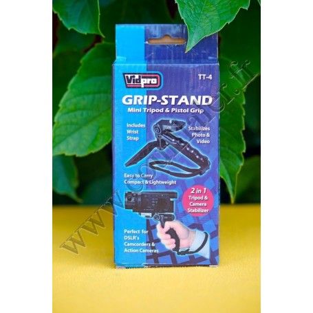 Vidpro TT-4 Tabletop Tripod & Handgrip - VidPro TT-4