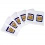 Self-Adhesive Sleeves Hama 95950, for 2 memory cards, pack of 5, white - Hama 95950